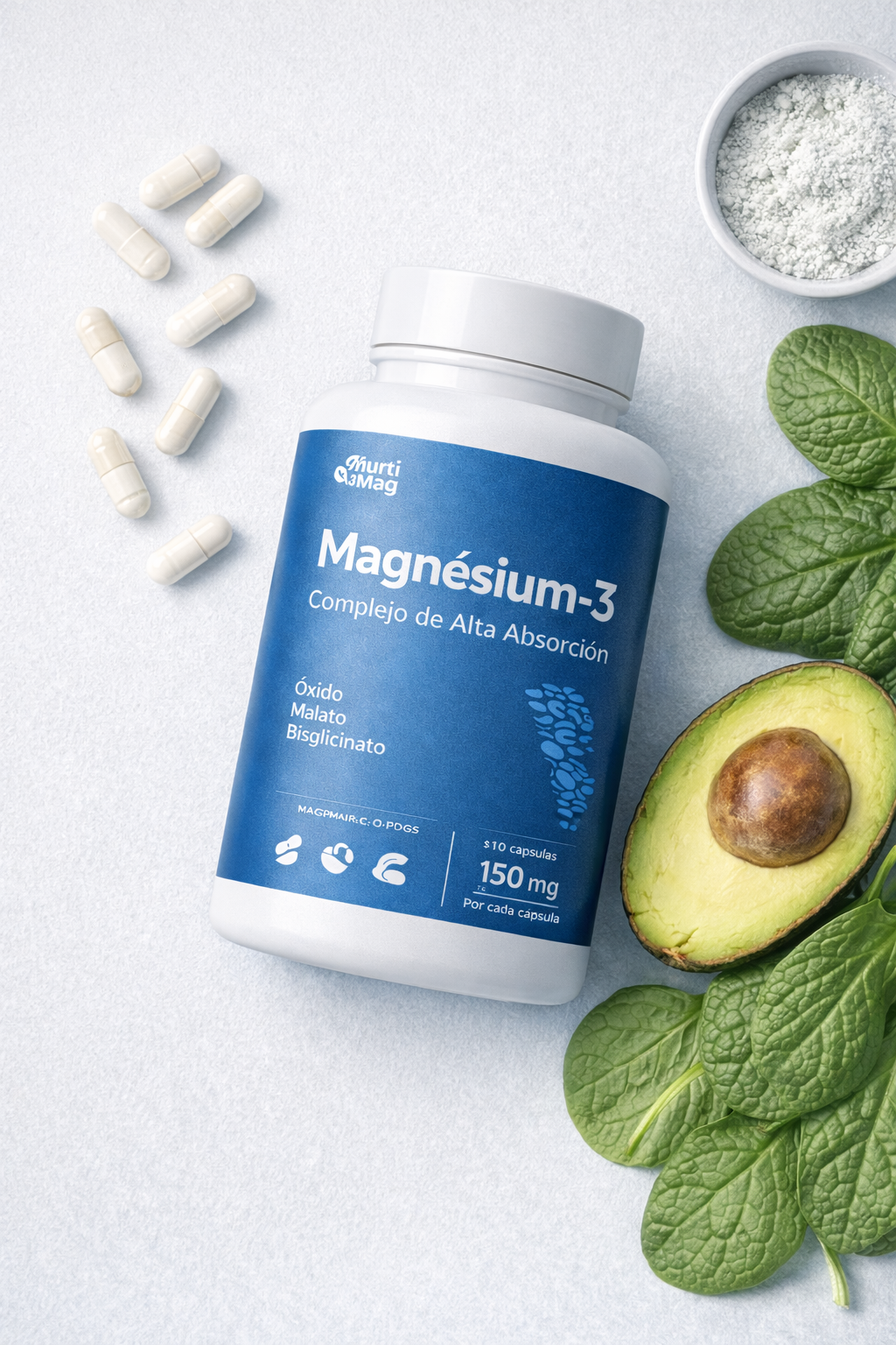 Magnesio Complex de Alta Absorción – Energía, Sueño y Recuperación | NutriBrain