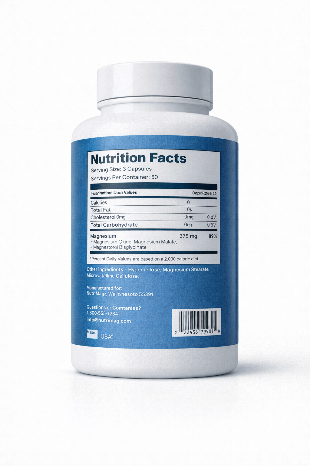 Magnesio Complex de Alta Absorción – Energía, Sueño y Recuperación | NutriBrain